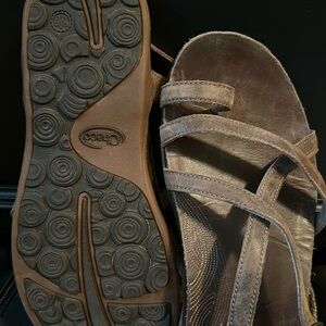 CHACO Brown Leather Sandals